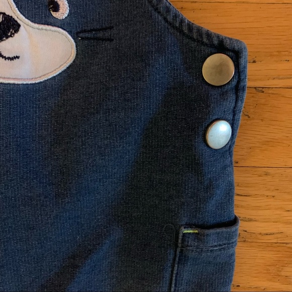 🌟3/$15🌟 Soft Overall Joggers Puppy Baby Size 6-9 M - Picture 6 of 12